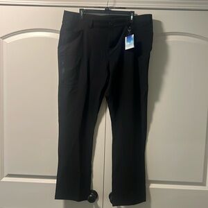 Willit Women’s Golf Pants Stretch Hiking Pants in Black Size 16 NWT SPF 50+